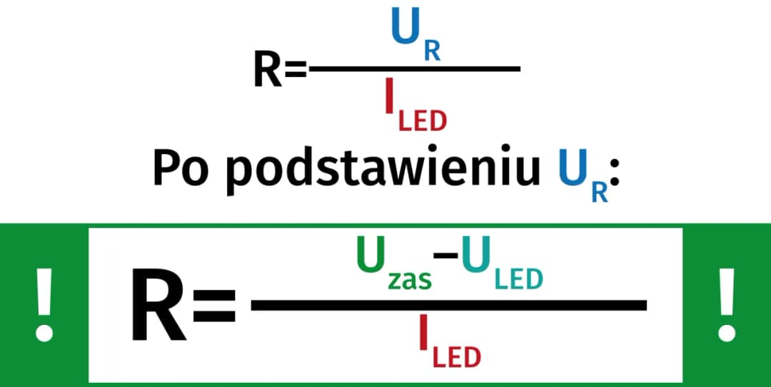 Jak dobrać opornik do LED: prosty wzór i przykład obliczania wartości