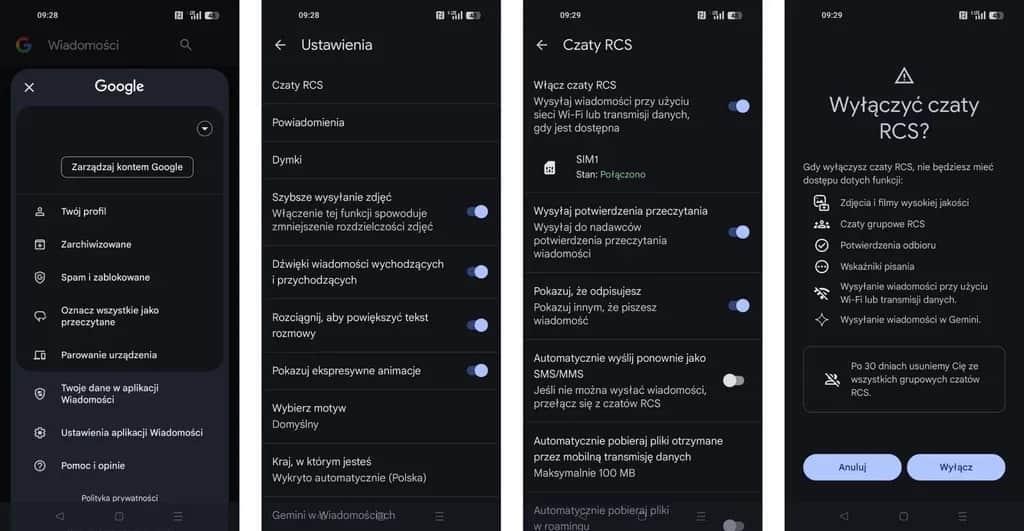 Jak włączyć czat RCS na Androidzie – prosta instrukcja krok po kroku