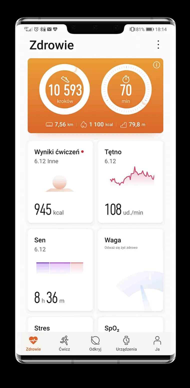 Aplikacja zdrowie Huawei: jak rozwiązać problem nowszej wersji